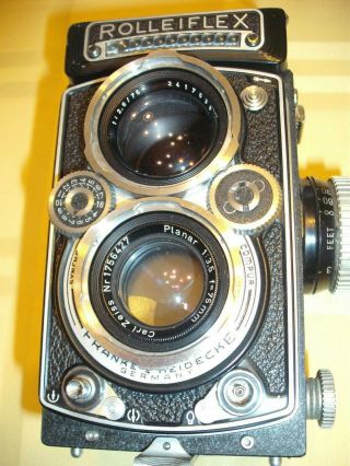 Rolleiflex Dbp/dbgm Tlr 3.  5 Planar 75mm Lens,  Kit (bundle)
