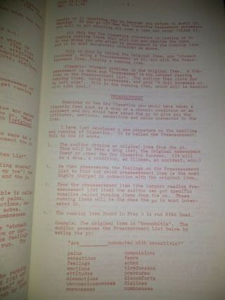 Vintage Scientology Era Dianetics Internship Course Pack L.  Ron Hubbard 1978 3