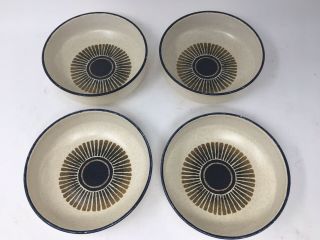 (4) Vintage Lenox PERCUSSION Temper - Ware Coupe CEREAL BOWLS,  6 1/8 