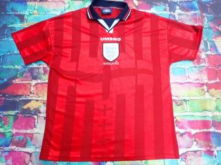 Z16 Mens Vintage 1998 - 99 England Football Shirt Size Xl Jersey Umbro