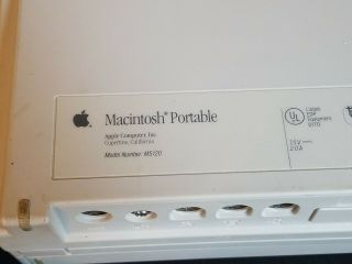 Apple Macintosh Portable M5120 Power Supply Carrying Case. 2