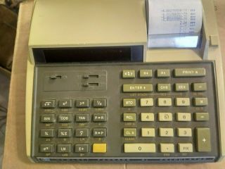 Hewlett - Packard Hp 91 Printing Calculator,  Ac Adapter