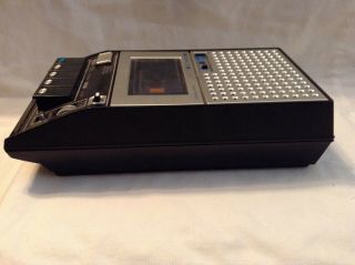 Vintage GE General Electric Portable Tape Cassette Recorder Player Model 3 - 5140A 8