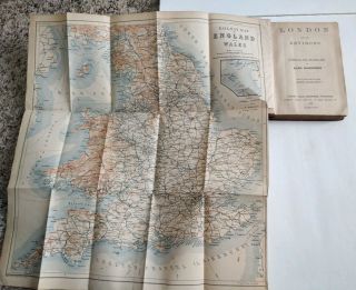 1898 Baedeker LONDON And Its ENVIRONS Travel Book 3 MAPS & 20 PLANS Vintage 6