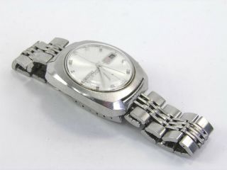 Vintage Mens Seiko 5 Day Date Automatic 6119 - 7083 stainless steel wrist watch 4