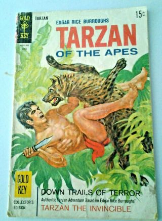 Gold Key Vintage Tarzan Of The Apes April 1969 Comic Book