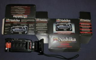 Nishika N9000 3D camera 35mm Quadra Lens System Factory 3