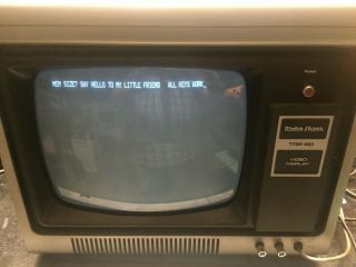 TRS - 80 Model 1 Bundle w/Monitor and expansion dock 26 - 1001 26 - 1142 2