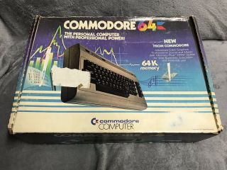 2 Commodore 64 Computers Parts W/ Power Supply