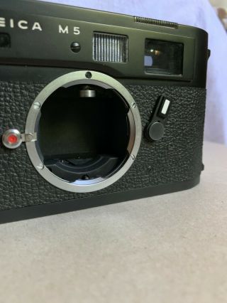 Leica M5 Black Chrome Rangefinder Camera,  2 Lug 2