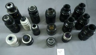 Sixteen Lenses For Tv Camera 47