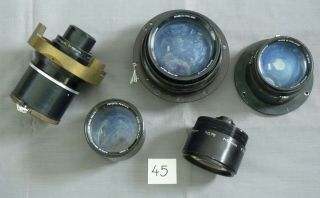 Five Lenses For Tv Camera 45