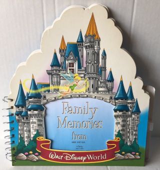 Vintage Walt Disney World Tinker Bell Family Photo Memories Album Collectible