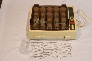 Vintage Ge General Electric Hot Rollers B1hcd - 4 Mist Dry Hair Setter