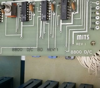 MITS ALTAIR 8800 COMPUTER KIT 2 8800 D/C PCB,  MODEM BD,  S10B SERIAL - TTL,  MORE 7