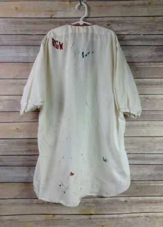 Vintage 1950s Arrow Sanfordized Arden Childs Paint Smock? Ladies Craft Shirt? M 2
