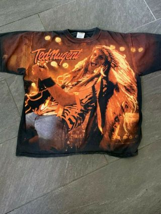 Vintage 1995 Ted Nugent Spirit Of The Wild Tour Shirt - Xl