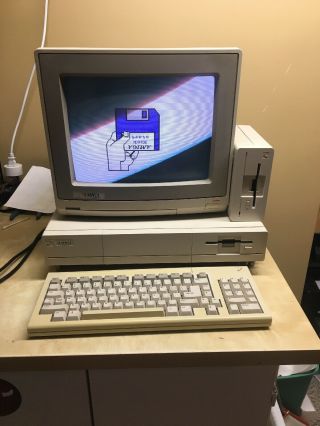 Commodore Amiga 1000 Computer,  1080 Monitor,  1010 Hard Drive,  Keyboard,  Mouse