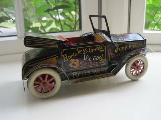 Vintage Marx Jalopy Tin Wind Up Car