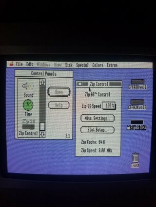 ZipGSX V1.  02 for Apple IIgs to 8.  0mhz 3