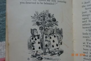 1928 : ALICE ' S ADVENTURES in WONDERLAND by LEWIS CARROLL - 42 Illusts J TENNIEL 5