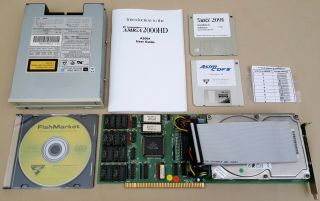 A2091 Scsi Controller 4gb Hd Cdrom 2mb Ram 7.  0 Roms14mhzmod For Amiga 2000 4000