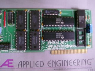Applied Engineering Phasor Apple II 2 IIe IIgs Sound Card w/Software &Man 2