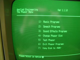 Applied Engineering Phasor Apple II 2 IIe IIgs Sound Card w/Software &Man 4