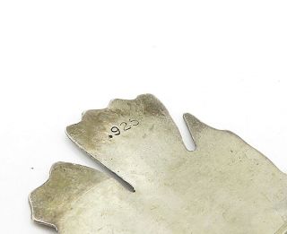925 Silver - Vintage Amethyst Two Tone Road Runner Bird Face Brooch Pin - BP2994 4