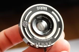 rare Hugo Meyer Doppel PLASMAT 75mm F5.  5 large format lens camera kino double 4