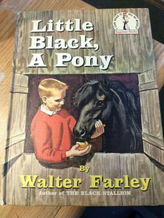 Little Black A Pony Vintage Dr.  Suess Book 1961 Euc