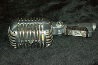 Vintage " Shure " Model 55 S Unidyne Dynamic Elvis Microphone 1950 