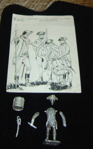 Vintage Imrie Risley Miniature 54mm American Infantry Of The Revolution Figure