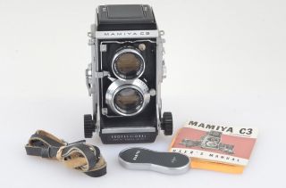- Mamiya C3 Pro Medium Format Tlr W/105mm F3.  5 Lens,  Cap,  Instr. ,  Gorgeous