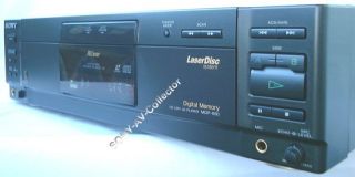 Sony Mdp - 650 Auto Reverse Multidisc Cd Cdv Ld Laserdisc Player Es Remote Orc