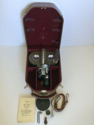 Bell And Howell Filmo 70 Dr 16 Mm Movie Camera With 3 Lenses And Case