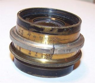 VOIGHTLANDER & SOHN BRAUNSCHWEIG Collinear II 7cm Brass Lens D.  R.  P.  88505 4