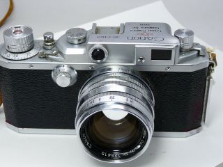 Canon Iif Camera W 50/1.  8 Rangefinder Ltm With Case E - P 5172