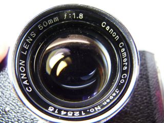 Canon IIf CAMERA w 50/1.  8 RANGEFINDER LTM with case E - P 5172 3