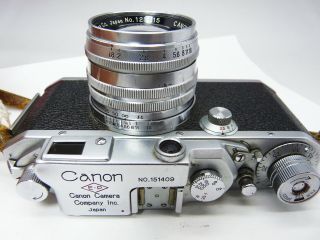 Canon IIf CAMERA w 50/1.  8 RANGEFINDER LTM with case E - P 5172 6