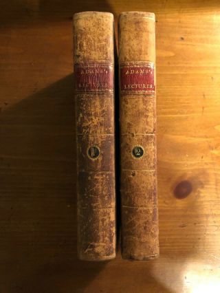 Scarce 1810 Adams’s Lectures 2 Vol Set; John Quincy Adams; Rhetoric & Oratory
