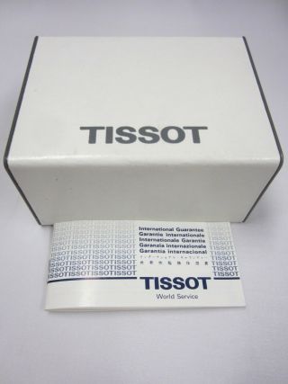 TISSOT Vintage Hard Plastic Compact Watch Box International Guarantee Forms Book 8