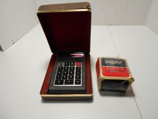 Vintage Rare Jce D Electronic Calculator W/ Ac Adaptor