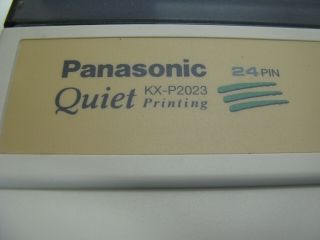 Vintage Panasonic KX - P2023 24 PIN Dot Matrix Printer 3