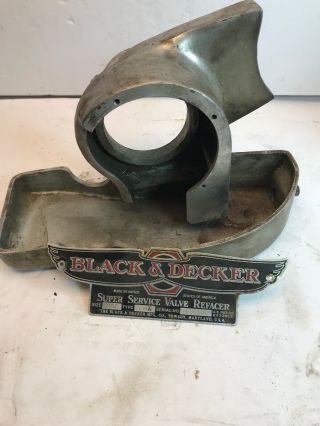 Vintage Black & Decker Valve Grinding Machine,  Grinding Guard Tray