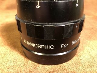 KOWA 2X ANAMORPHIC LENS FOR BELL & HOWELL Cinemascope Lens,  Adapter Clamp 8