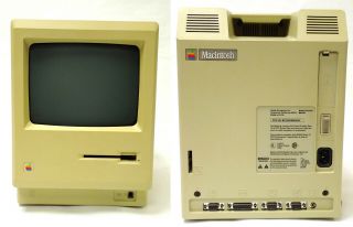 1984 APPLE MACINTOSH M0001 COMPUTER 128K w KEYBOARD MOUSE DISK DRIVE, 3