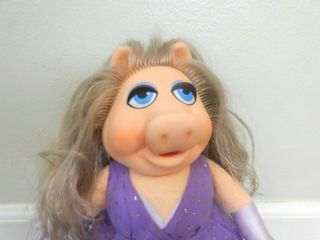 Fisher Price Miss Piggy Dress Up Doll Muppet Plush Jim Henson 1980 Vintage 890 2