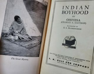 3 VTG CADMUS BOOKS for Children - Indian Boyhood,  River Treasure,  & Hosh - Ki 6