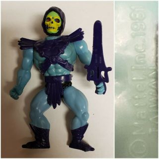 Mattel Vintage 1981 Masters Of The Universe Motu Skeletor Action Figure Sh